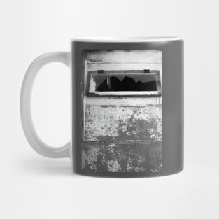 Broken window Mug